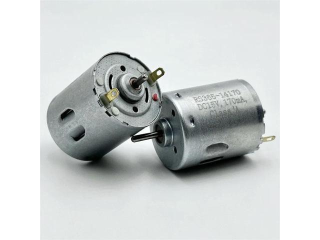 RS-365SH-14170 Mini Motor DC 6V- 24V 10300RPM Dual 2.3mm Shaft Carbon Brush Electric Motor For Toy Sweeper Robot Vacuum Cleaner