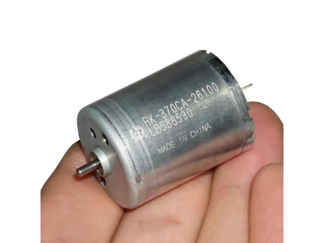 RK-370CA-26100 Mini 370 Motor DC 3V 5V 6V 10600RPM High Speed Carbon Brush Micro 24mm Electric Motor DIY Air Pump Motor