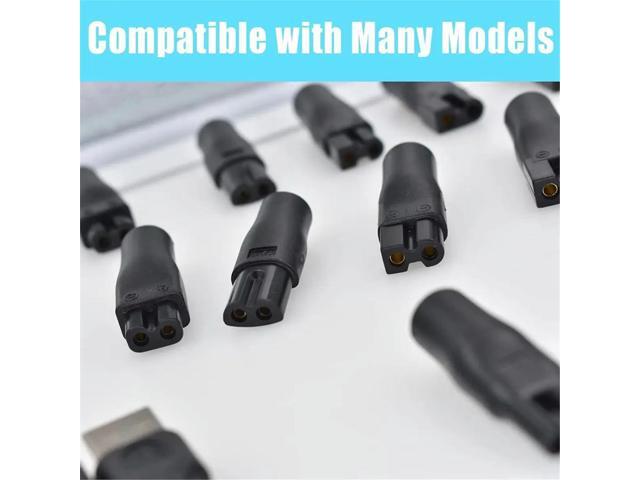 7 PCS Power Cord 5V Replacement Charger USB Adapter for Electric Hair Clippers, Beard Trimmers, Shavers, Beauty Instrum