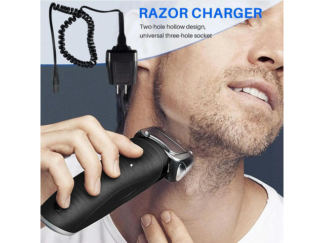 Power Cord for Braun Shaver Series 7 3 5 S3 Charger for Braun Electric Razor 190/199 Replacement 12V Adapter US Plug