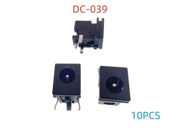 10 PCS DC-039 3PINS 5.1MM*1.65MM Electrical Plug Type DC power jack with 1 fixed feet