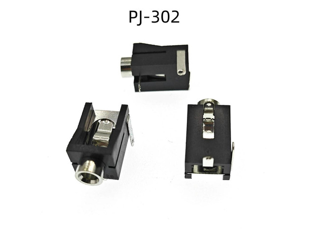 10PCS 3.5mm Mono Headphone Audio Jack PJ-302 PJ302 3 pin Female Audio Connector