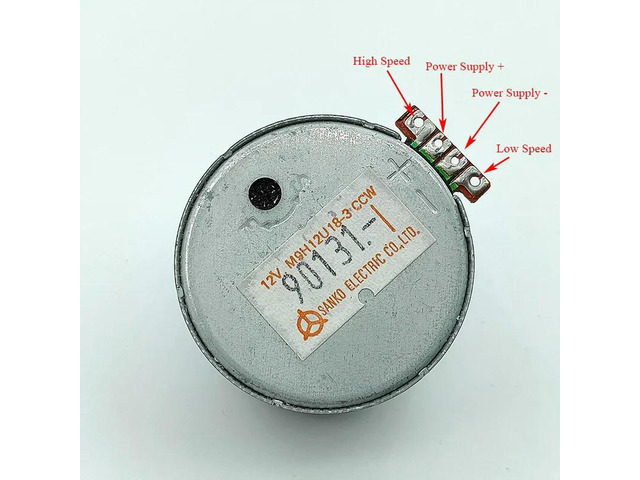 SANKO Micro 36MM Electric Motor EG-530YD-2BH DC 12V 2000-4000RPM CCW Capstan Spindle Motor