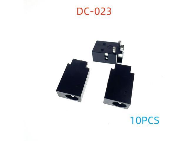 10Pcs DC-023 4.0mm x 1.7mm Black DC Power Jack Socket Connector DC023 4.0*1.7mm 4.0x1.7 1.7mm needle DC Female Jack