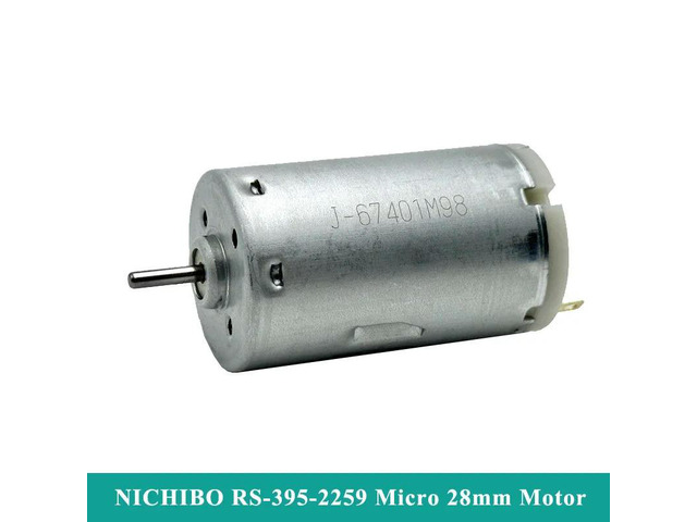 NICHIBO RS-395 Micro 28mm Electric Motor DC 6V 12V 14.4V 18V 12000RPM Carbon Brush Strong Magnetic Engine DIY Hobby Toy Model