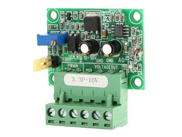 3.3V PWM Signal to 0-10V Voltage Converter D/A Digital-Analog PLC Module