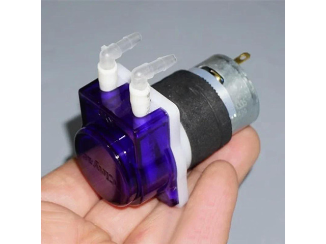 Mini Peristaltic Pump DC 12V/18V/24V Micro Dosing Pump with Self-Priming Suction Reversible Direction for Analytic Water Pum