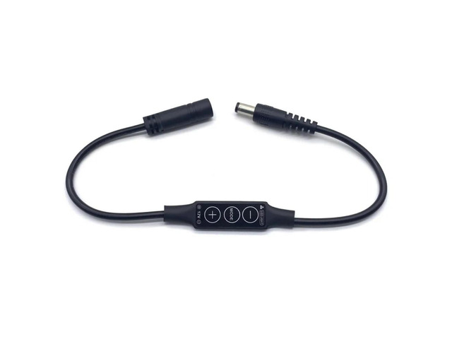 1PCS LED lighting 5V/12V wire-controlled connection with dimmer switch male to female dc5521 power cord