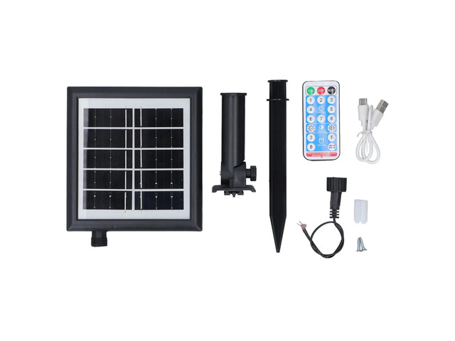 Solar String Light Control Box 4 Brightness 8 Flashing Mode IP65 LED String Light Control Panel 4.5V Input 24V Output