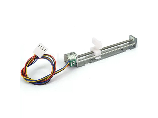 DC 5V 6V Stepper Motor 2-Phase 4-Wire Micro 15mm Linear Stepping Motor Block Screw Rod Actuator