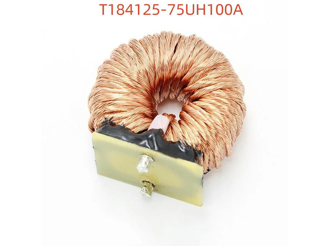 Energy inductor T184125-75UH100A high current energy photovoltaic power ring magnetic ring inductor coil