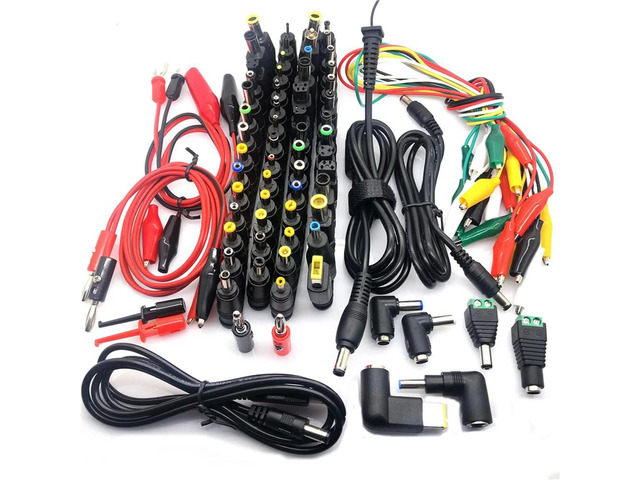 56 pcs/set Universal Plug 56pcs DC Power 5.5x2.1mm DC head Jack Charger to Plug Power Adapter for Notebook Laptop