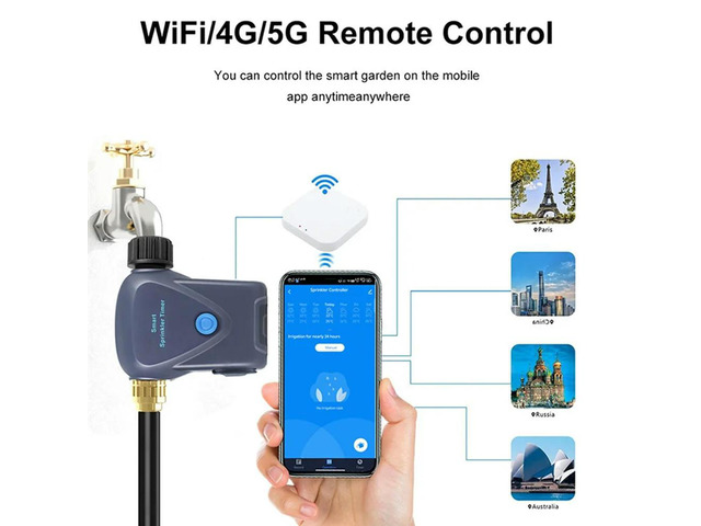 Garden Automatic Irrigation Device 45M Sensing Distance Watering Device For Garden Watering