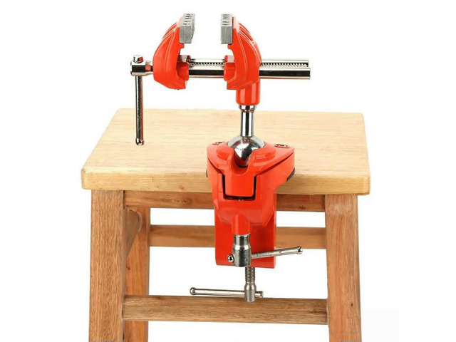 70mm Jaw Width Vise Table Clamp Adjustable 360 Rotating Clamp Vise for Workbench Woodwork table vise