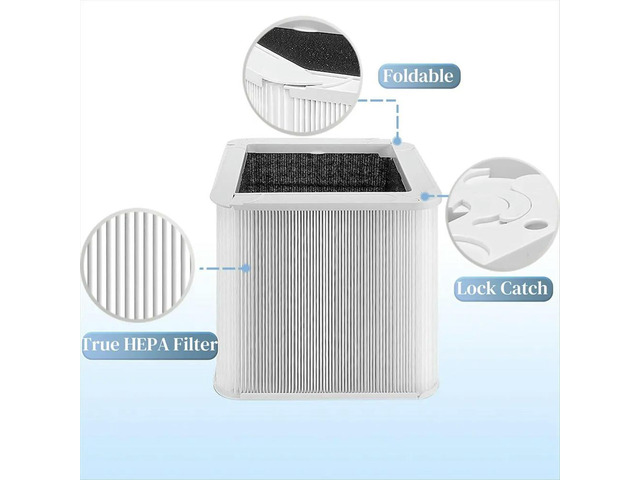 Replacement Filter for Blueair Blue Pure 211+ Air Purifier Filter Premium HEPA Filter for Improved Air