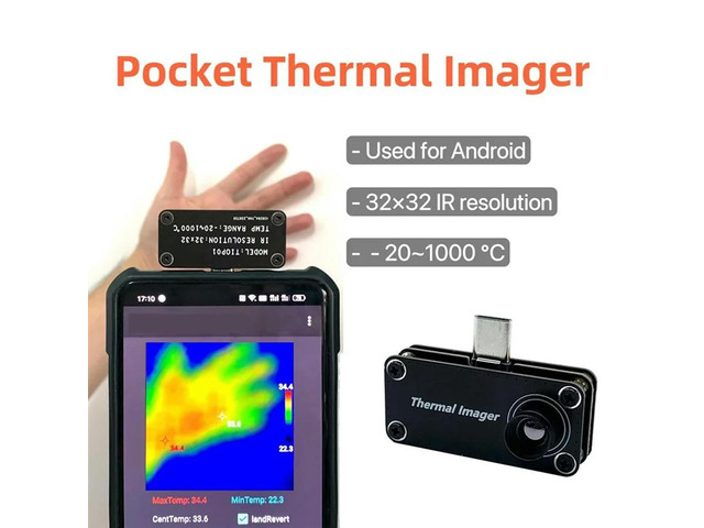 Thermal-Imaging Camera Thermal Imager External Thermal Imager Phone Thermal Imager Mini Infrared Thermal Imager