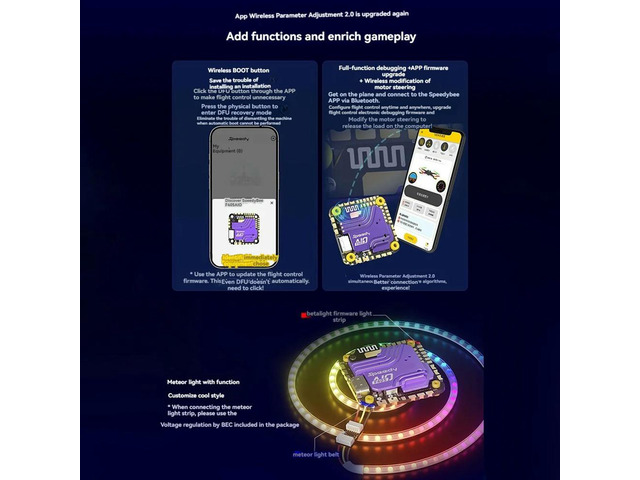Advanced! For SpeedyBee F405 AIO Flight Controller 40A Blue-Jay 3-6S Integrated Flight Controller for FPV Freestyle Drones