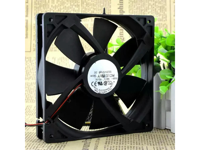 3pcs for Delta Double Ball Bearing AFB1312M 13525 135MM Fan 13.5CM Server Case Cooling fan 12V 0.38A with 2pin