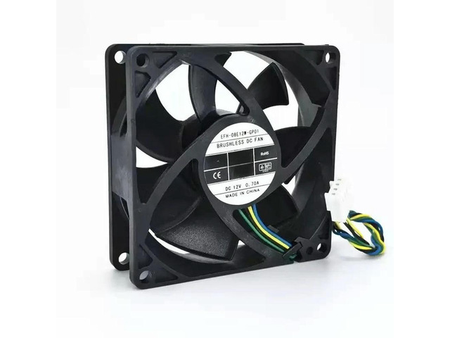 3pcs for DWPH 8025 80MM 80*80*25MM DC12V 0.7A EFH-08E12W-GP01 Comptuter CPU Cooling Fan with 4pin
