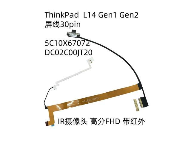 For ThinkPad L14 Gen1 Gen2 screen cable 30pin 5C10X67072 DC02C00JT20