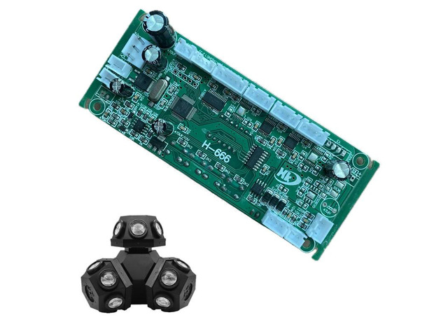 HK-666 18X10W 3 Heads Led Moving Head L aser Light Display Main Board Motherboard
