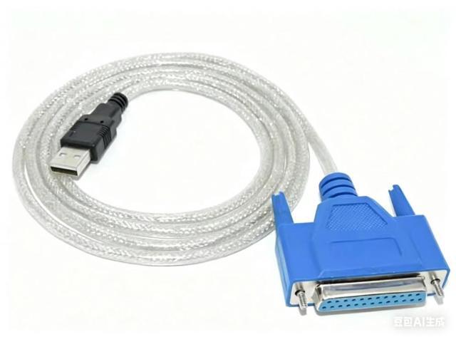 3pcs USB to Parallel LPT Cable 25 Pin Printer Adapter Cable for Thermal Receipt Printer & Vintage Printer