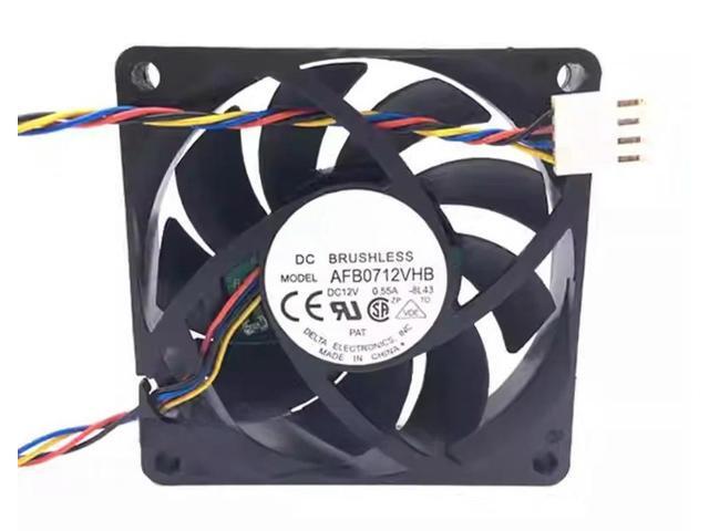 5pcs The Delta 7015 70*70*15MM 70MM Cooling Fan AFB0712VHB DC12V 0.55A PWM CPU Cooling Fan 4PIN PWM