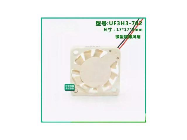 2pcs for 1703 UF3H3-702 1.7CM Mini Cooling Fan 3.3V 0.1W 5V 0.3W 13000RPM Smallest Fan