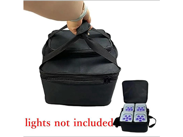 Only Bag For DMX Remote Led Wedding Uplight 6x18w RGBWAUV 6in1 LED Par Lights