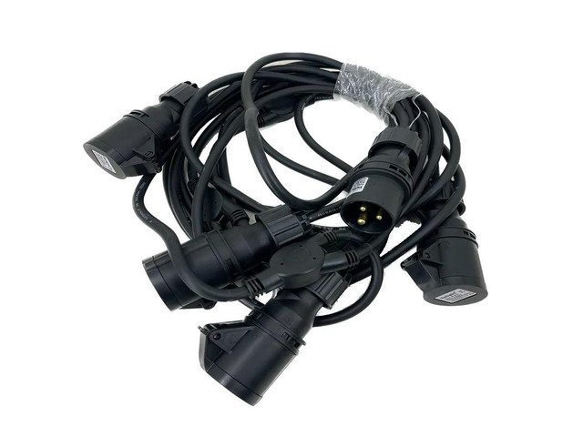 1 Split 4 Extended Power Cable 2.5mm2 For Waterproof Moving Head Beam Light