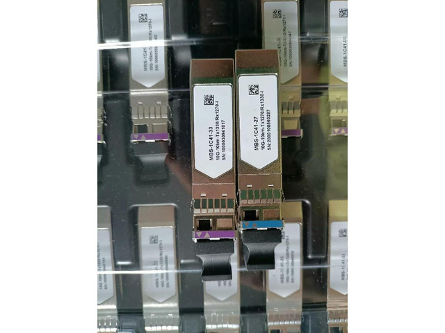 for SFP-10G-BXU1 10GBASE-BR BIDI 10G Single Fiber TX1270nm/RX1330nm 10km LC Connector Optical Module