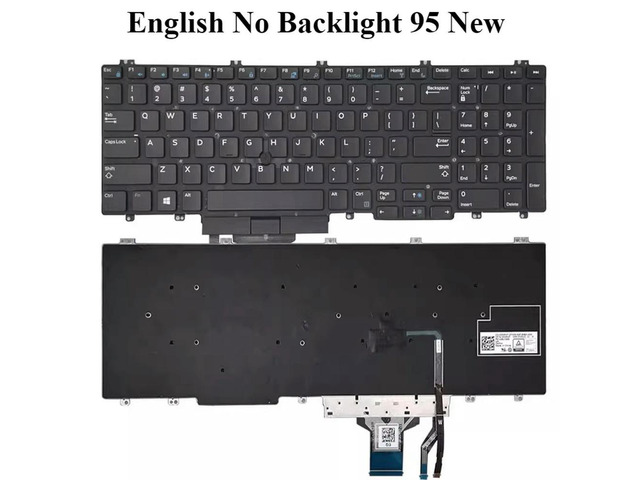 For /7530 7540 M7530 E7530 7730 7740 Laptop Keyboard US
