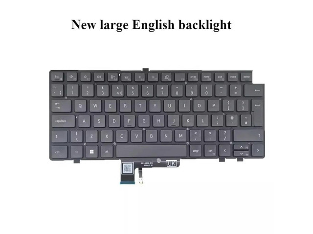 For /Latitude 7640 7430 7440 7340 English Backlit Keyboard