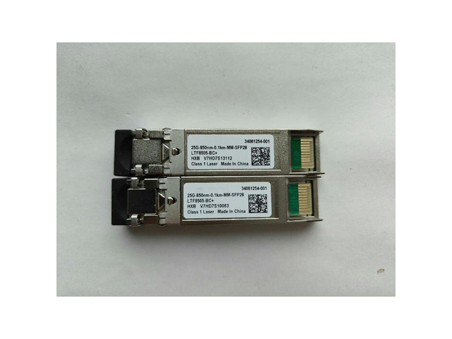 SFP28-25G-SR 25G 850nm 100m MMF Dual Fiber LC Optical Module 34061524 Replace 02311KNR for