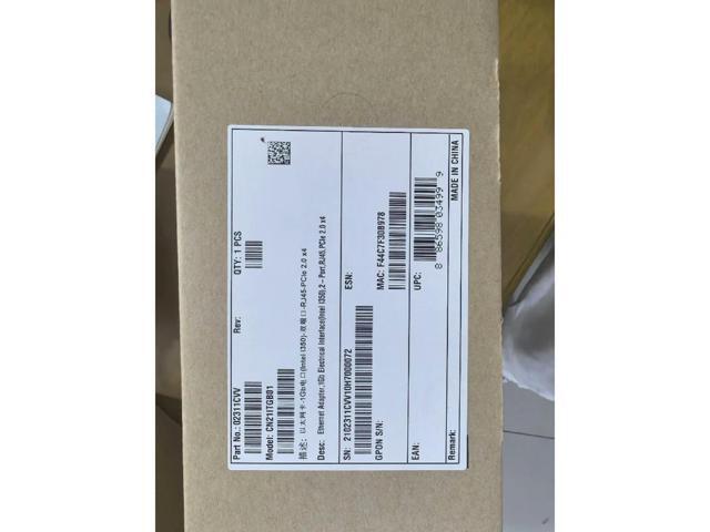 for 02311CVV 1G Gigabit Ethernet Card RJ45 PCIe 2.0 x4