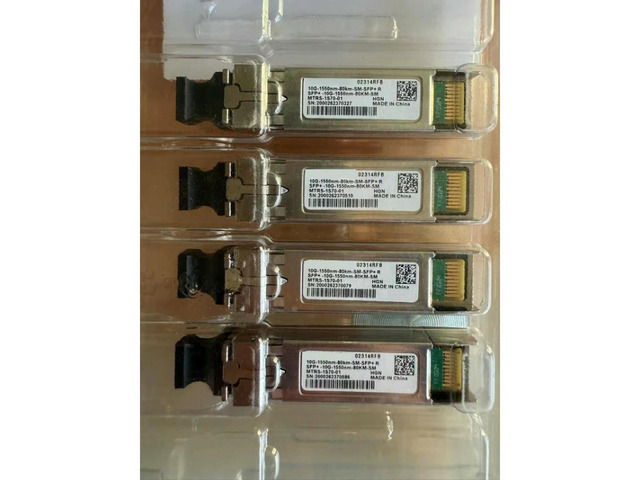 02314RFB 10G 1550nm 80km SMF Dual Fiber SFP+ Optical Module 10G-1550nm-80km for