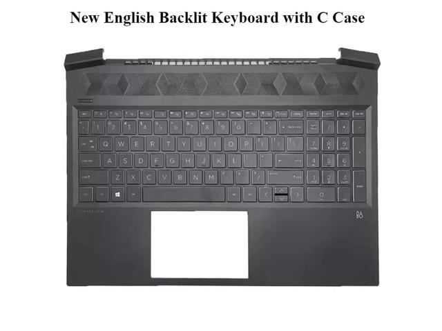 For Light and Shadow Genie 6 MAX 16-A TPN-Q241 Palm rest C case with keyboard backlight