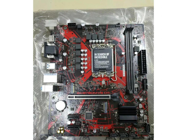 Motherboard For EX-B760M-V5 D4 LGA1700 mATX Support 12/13/14th Gen CPU DDR4 PCIe 4.0 M.2 2.5G Ethernet Mass In Stock