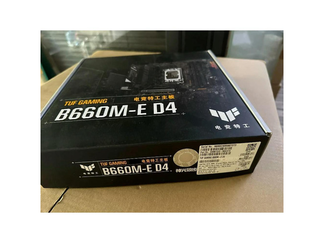 For TUF GAMING B660M-E D4 Motherboard mATX LGA1700 DDR4 4×M.2 HDMI DP Support 12th/13th/14th Gen CPU Large In Stock