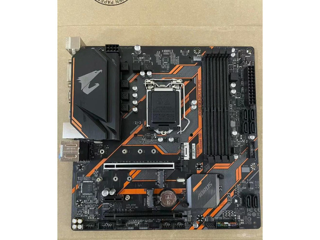 Motherboard For B365M ELITE LGA1151 DDR4 Dual M.2 RGB USB-C DP HDMI mATX Bulk Pack Mass In Stock