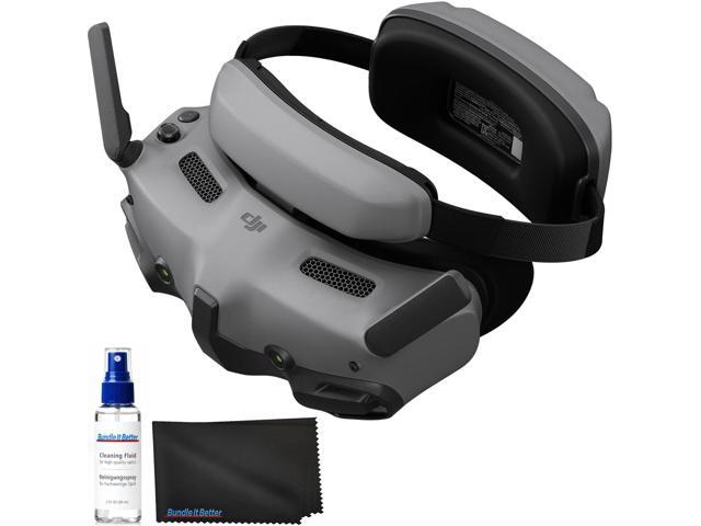 DJI Goggles 3 FPV Goggles with Micro-OLED Screens, O4 HD Video Transmission, Adjustable Diopters, Real View PiP, Wireless Streaming Bundle with...