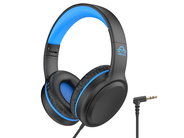 U2 Wired Headphones for Kids for School Boys Girls w/ 3.5mm Jack Foldable Lightweight Corded Head Phones On-Ear Compatible with Chromebooks Laptop...