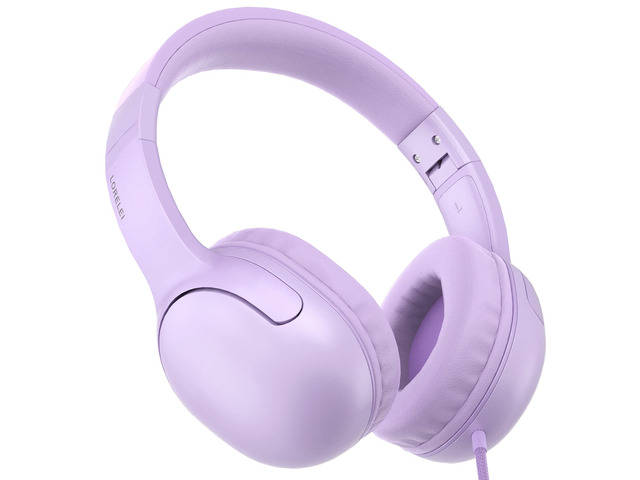 E5 Wired Headphones for Kids Foldable & 3.5mm Jack Tangle Free Nylon Wire Stereo On Ear Headsets for Kids/Children/School/Tablet/Ipad/Kiddle/Plane...