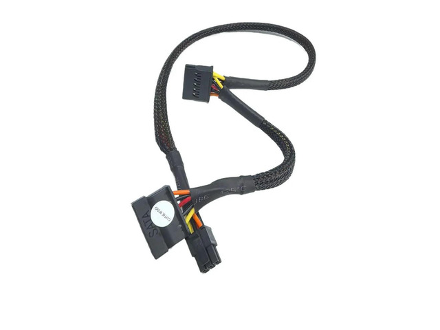 Small 6Pin to Splitter 15Pin SATA Power Cable Cord for 3250 3268 3650 3653 3660 3667 3668 Computer HDD SSD 50cm