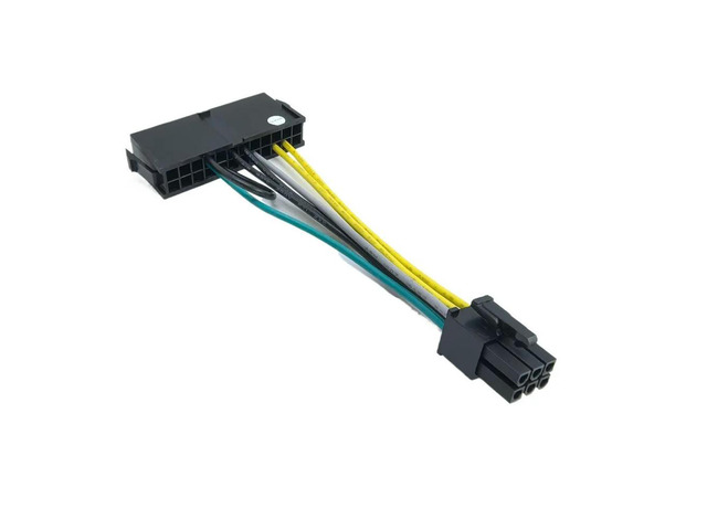 24p To 6p ATX Power Supply Cable PSU for 7050 3669 3050 5050 3668 Motherboard Powered By Normal ATX Power Supply