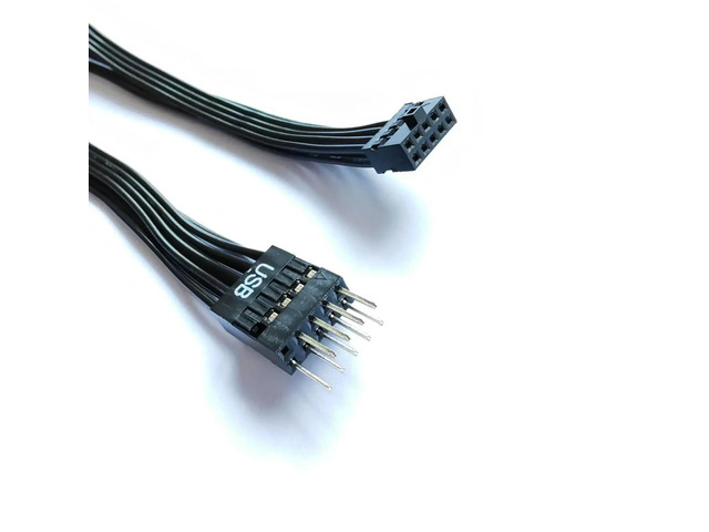 For B25 IB250MH Motherboard Extension Cable Mini USB 9Pin 2.0mm Female to Normal ATX Mainboard Standard 9P 2.54mm Male