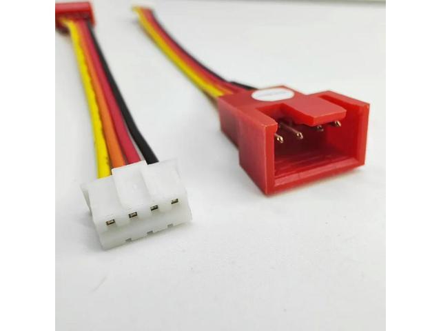 2pcs/lot PCI-E Graphics Video Card PWM Fan Power Supply Lead Cable 4Pin Small Type to Mainboard 4P Compatible with 3Pin