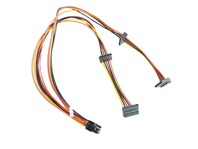 5Pin to 4-Port SATA Interface Power Cable for OptiPlex 9020 7020MT T1700 CD-Rom Optical Drive Hard Drive HDD SSD 50cm