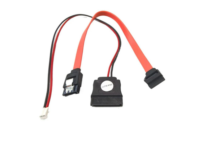 PH2.0 2Pin to SATA Power 90 Degree 22Pin 7+15 Data Power Supply Cord Cable For ITX Computer Mainboard SSD Optical Hard Drive