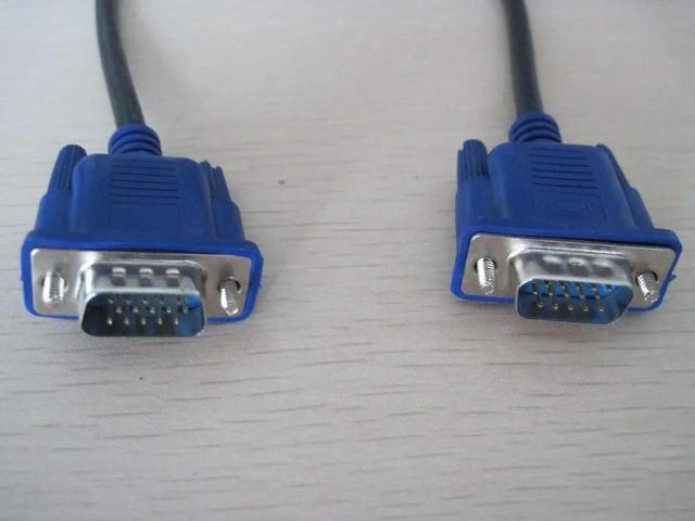 VGA 15pin male to extension video cable for computer host monir projecr 50cm